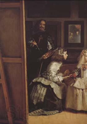 Diego Velazquez Velazquez et la Famille royale ou Les Menines (detail) (df02) Spain oil painting art